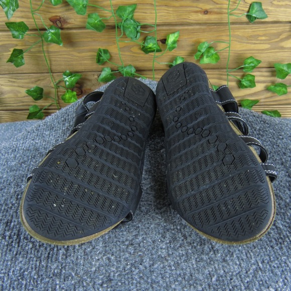 Khombu Ava Women's Black Sport Sandals Size 10 Synthetic Comfort Hook-and-Loop - Picture 6 of 6